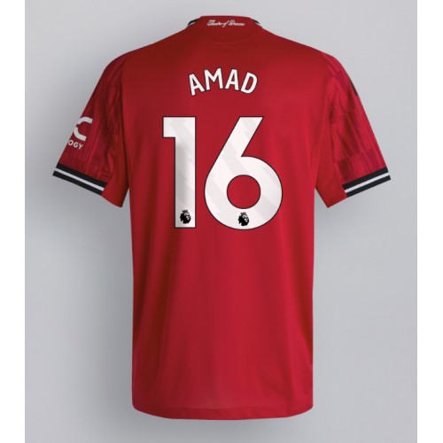 Manchester United Amad Diallo #16 Hemmatröja 2025-26 Kortärmad Manchester United Amad Diallo #16 Hemmatröja 2025-26 Kortärmad